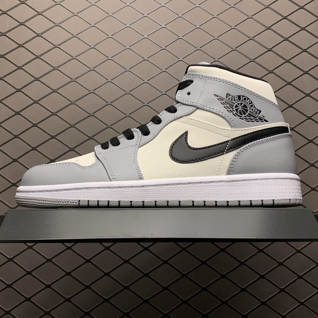 240 Air Jordan 1 Mid AJ1乔1中帮文化篮球鞋 554724-092