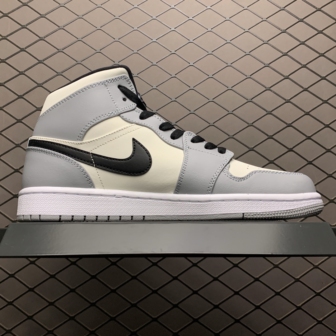 240 Air Jordan 1 Mid AJ1乔1中帮文化篮球鞋 554724-092