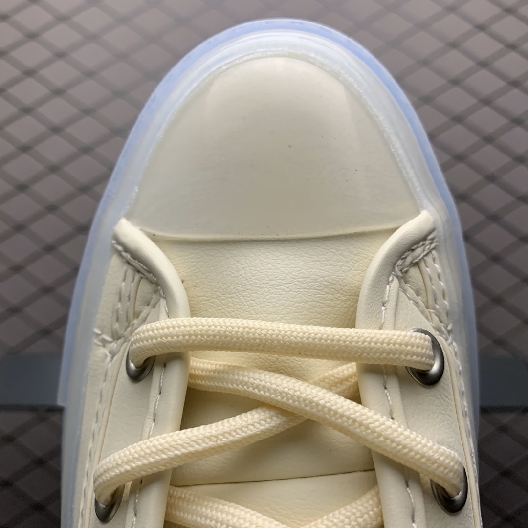 170 Converse 匡威 Chuck Taylor All Star 蓝色透明果冻底 高帮休闲板鞋