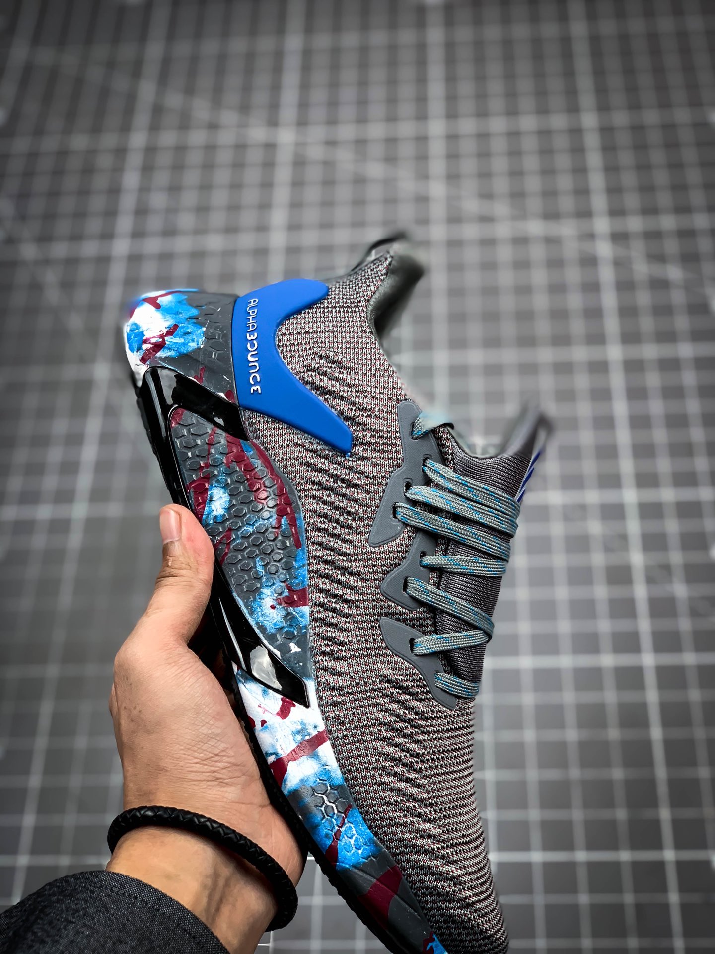 190 Adidas 阿迪达斯 AlphaBounce  Beyond m 阿尔法10代 网面休闲跑步鞋 CG5598