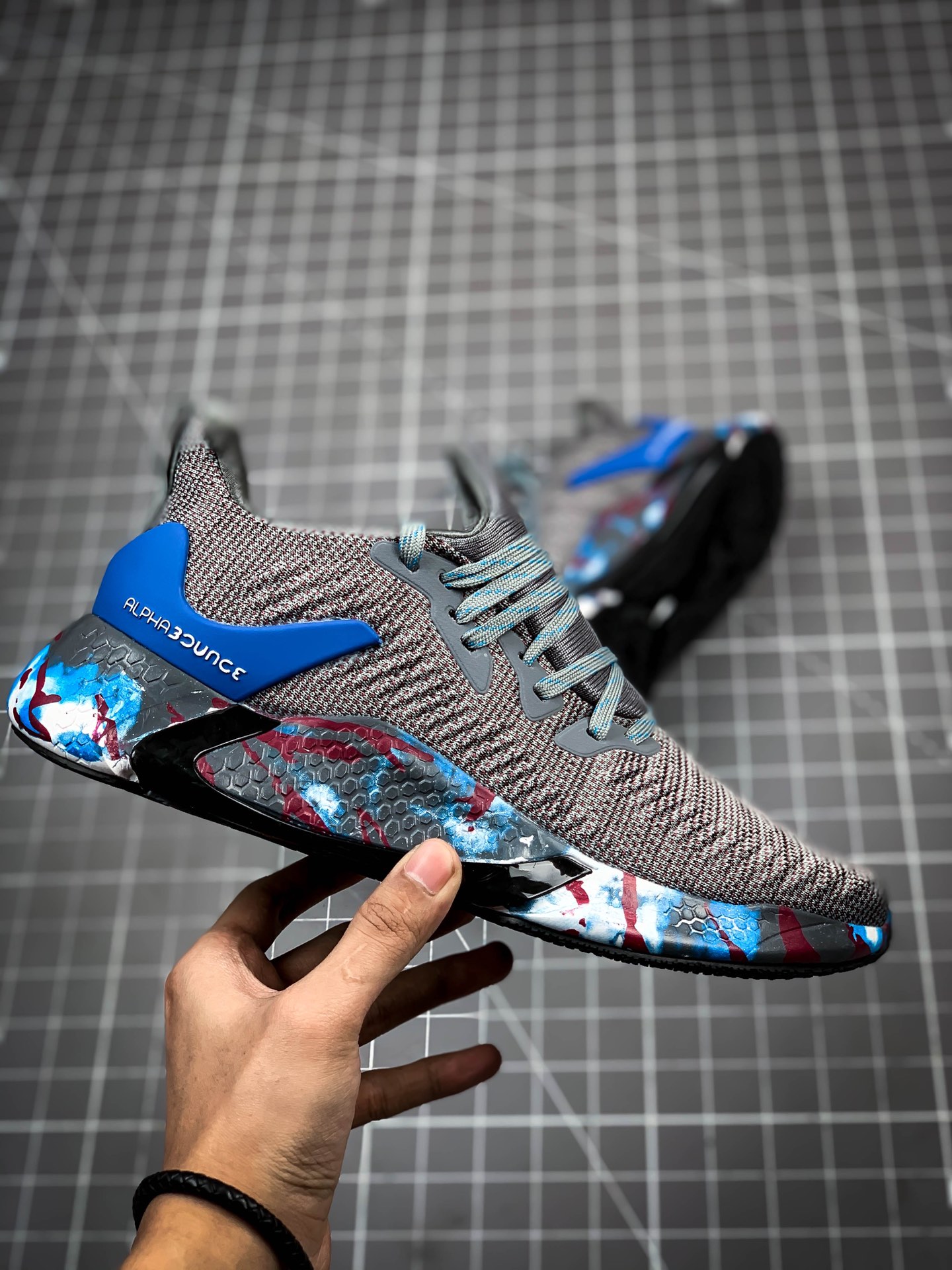 190 Adidas 阿迪达斯 AlphaBounce  Beyond m 阿尔法10代 网面休闲跑步鞋 CG5598