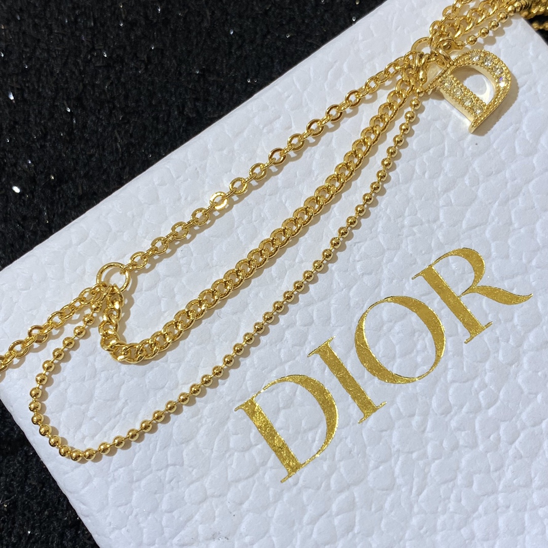 Dior Di0r 新款字母项链