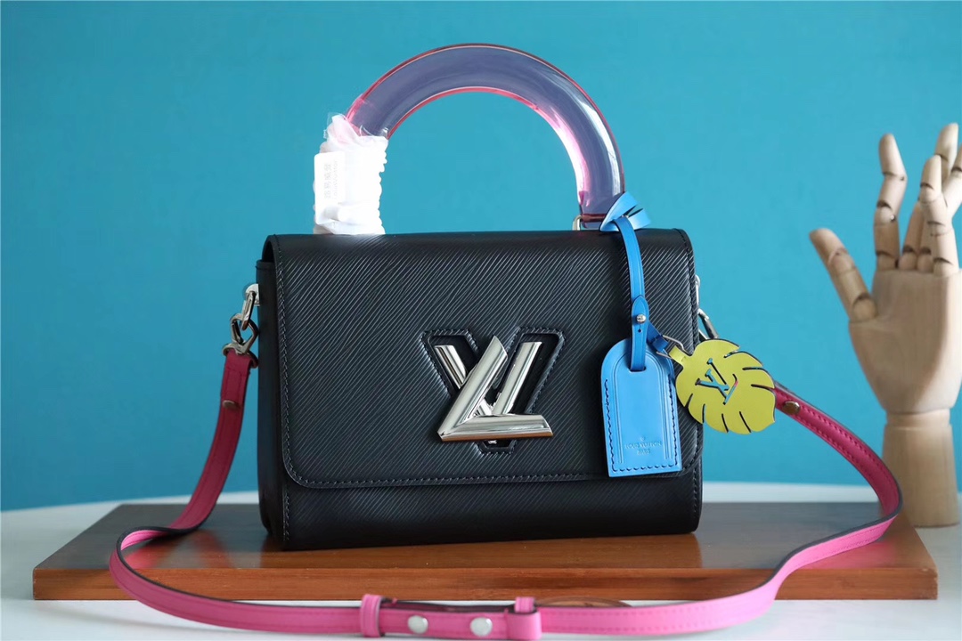 Louis Vuitton Handbags Crossbody & Shoulder Bags Black Epi Summer Collection LV Twist