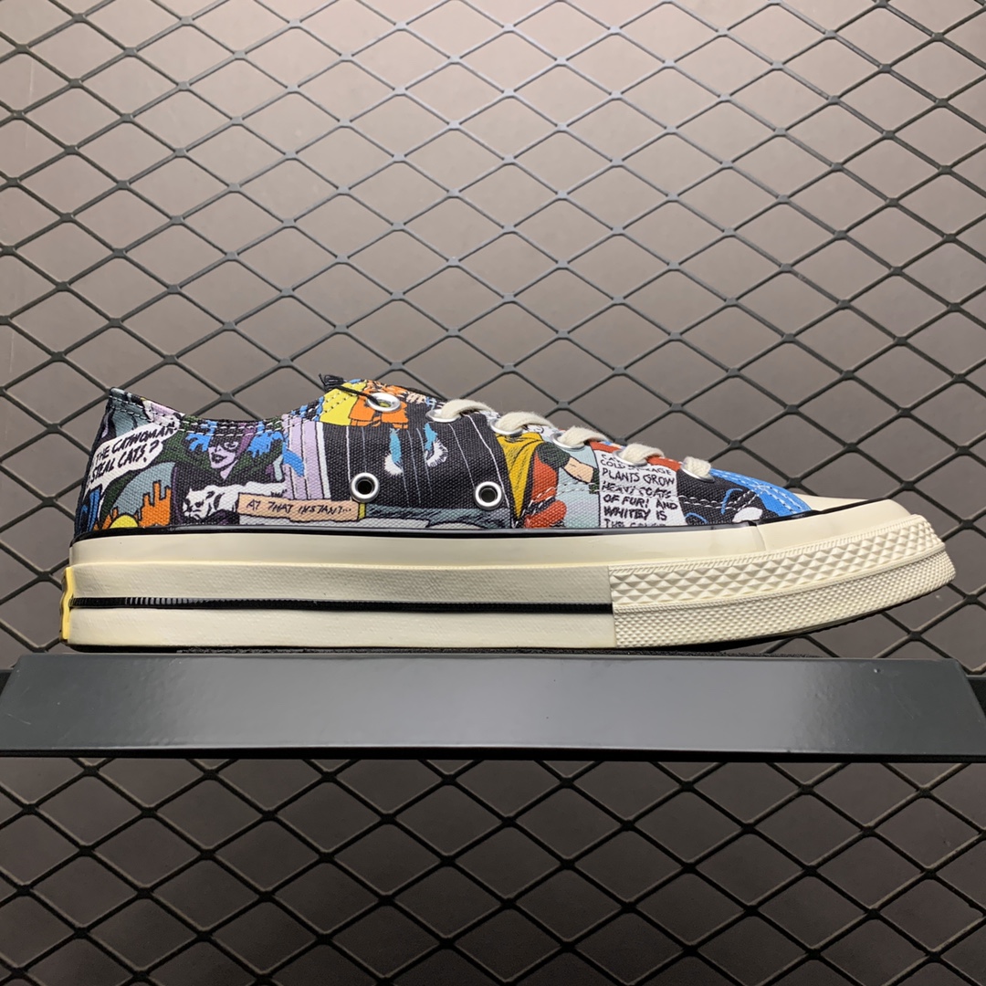 140  DC Comics  X Converse 匡威 DC正义联盟联名款 帆布低帮休闲板鞋