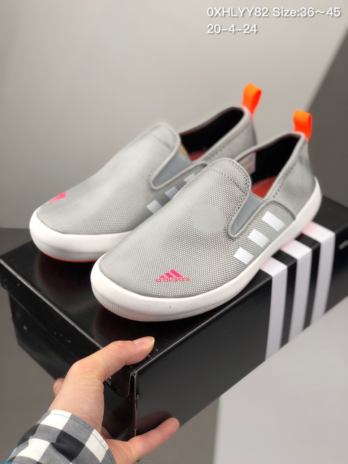 90 Adidas Nizza 校园一脚蹬懒人鞋 两种穿法