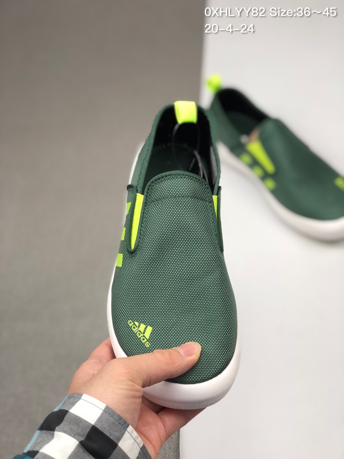 90 Adidas Nizza 校园一脚蹬懒人鞋 两种穿法