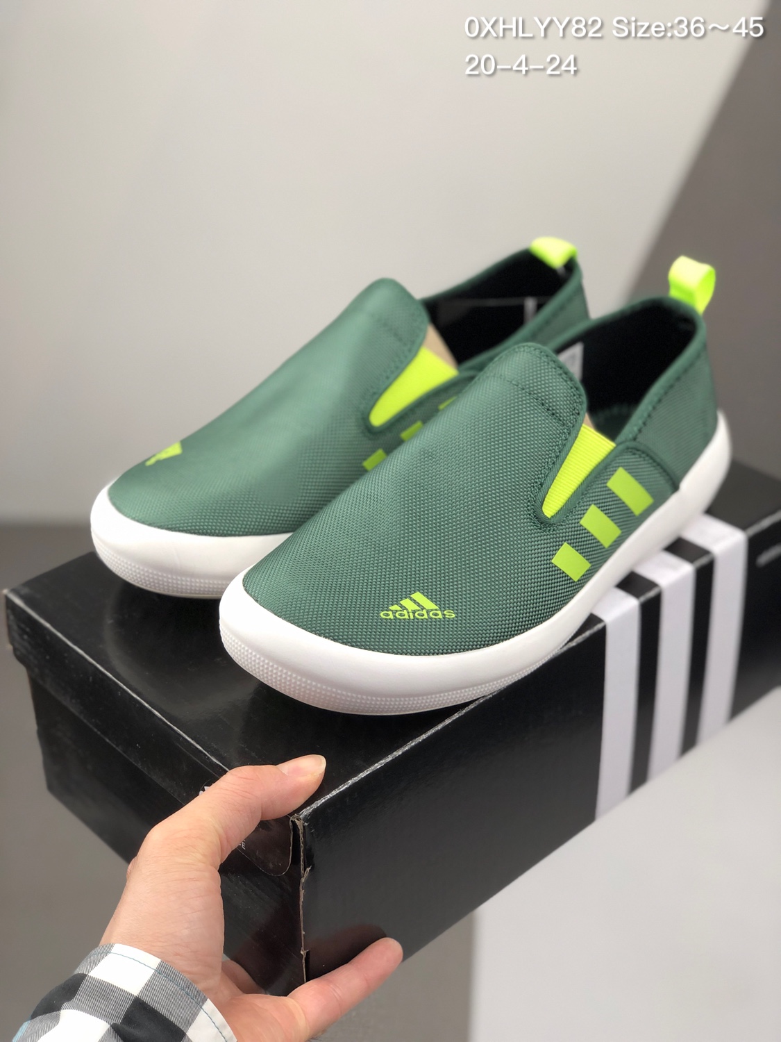 90 Adidas Nizza 校园一脚蹬懒人鞋 两种穿法