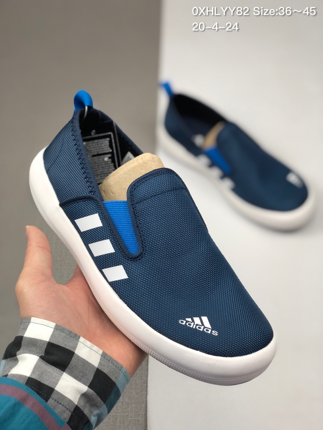 90 Adidas Nizza 校园一脚蹬懒人鞋 两种穿法