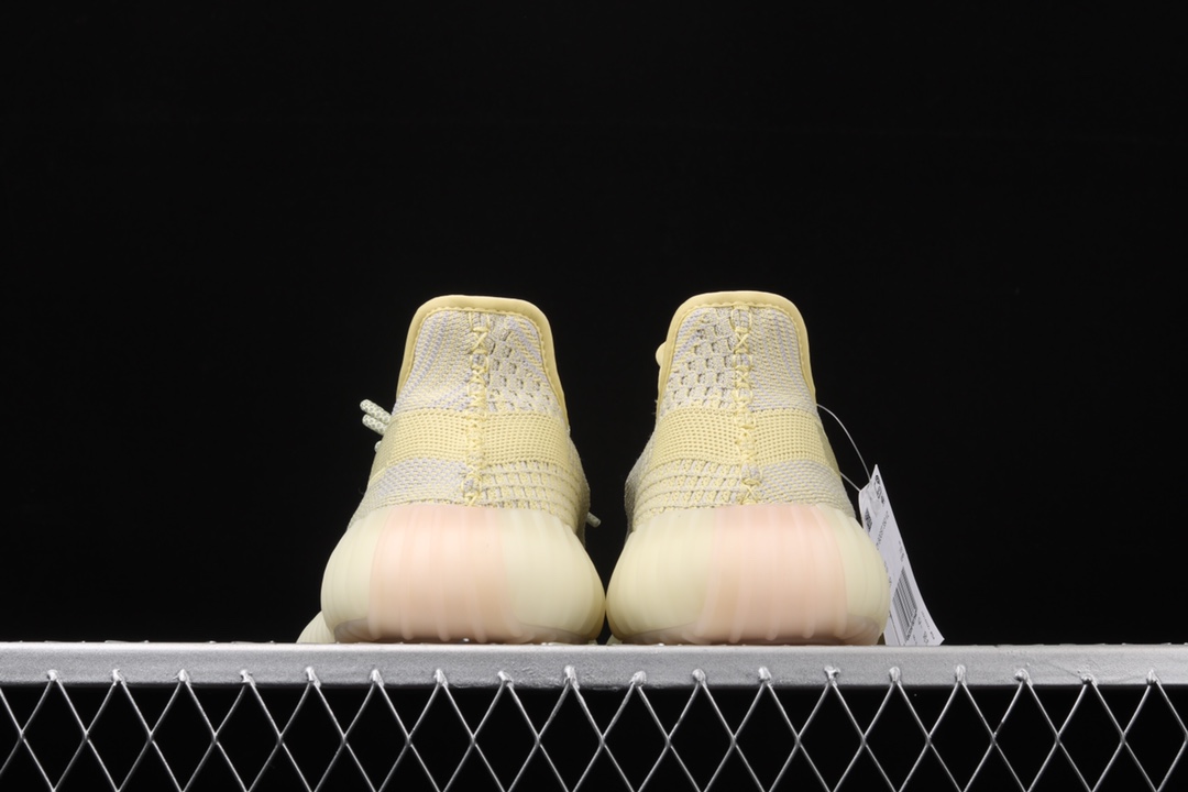 特价外贸版本AdidasYeezy350BoostV2FV3250阿迪达斯椰子350二代全新镂空柠檬黄天