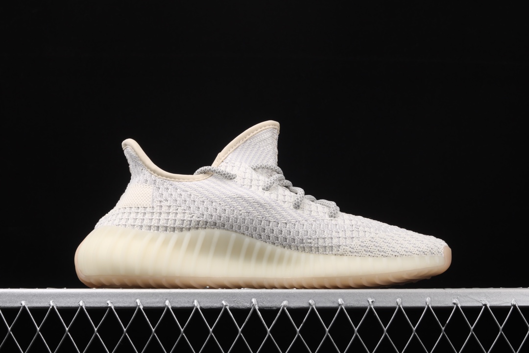 特价外贸版本AdidasYeezy350BoostV2FU9161阿迪达斯椰子350二代全新胡须白镂空天