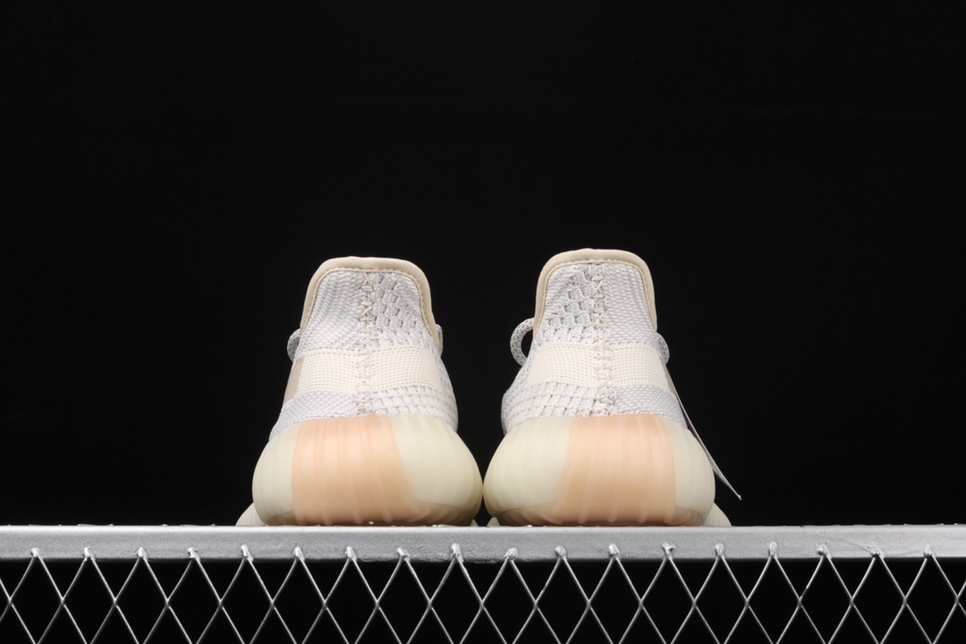 特价外贸版本AdidasYeezy350BoostV2FU9161阿迪达斯椰子350二代全新胡须白镂空天