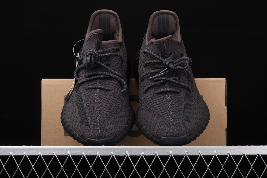 特价外贸版本AdidasYeezy350BoostV2FU9006阿迪达斯椰子350二代黑天使配色巴斯夫