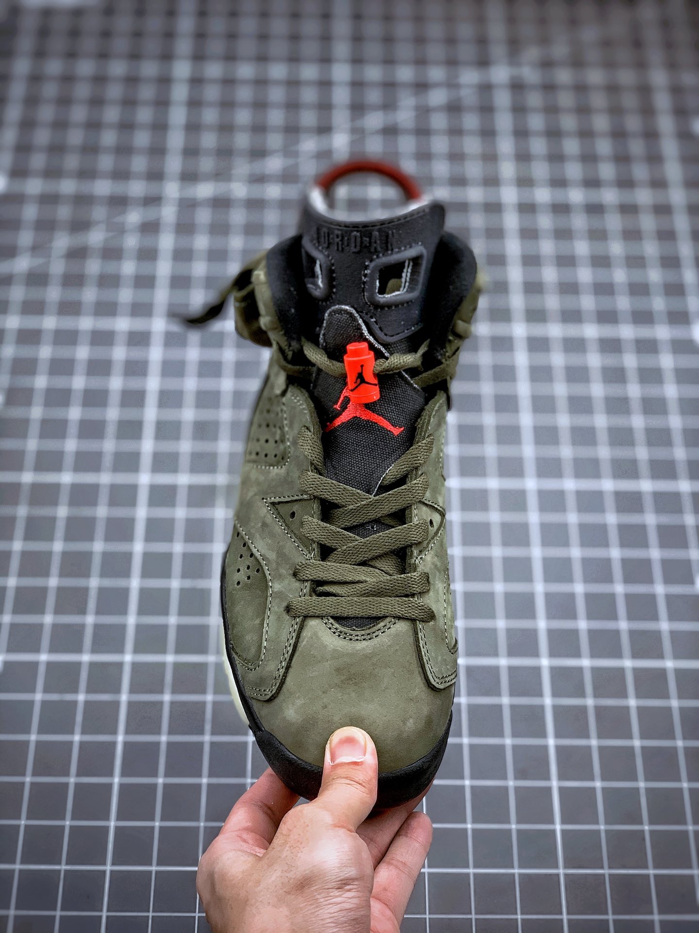 280   Travis Scott x Air Jordan 6 “Medium Olive”TS联名口袋军绿鬼脸