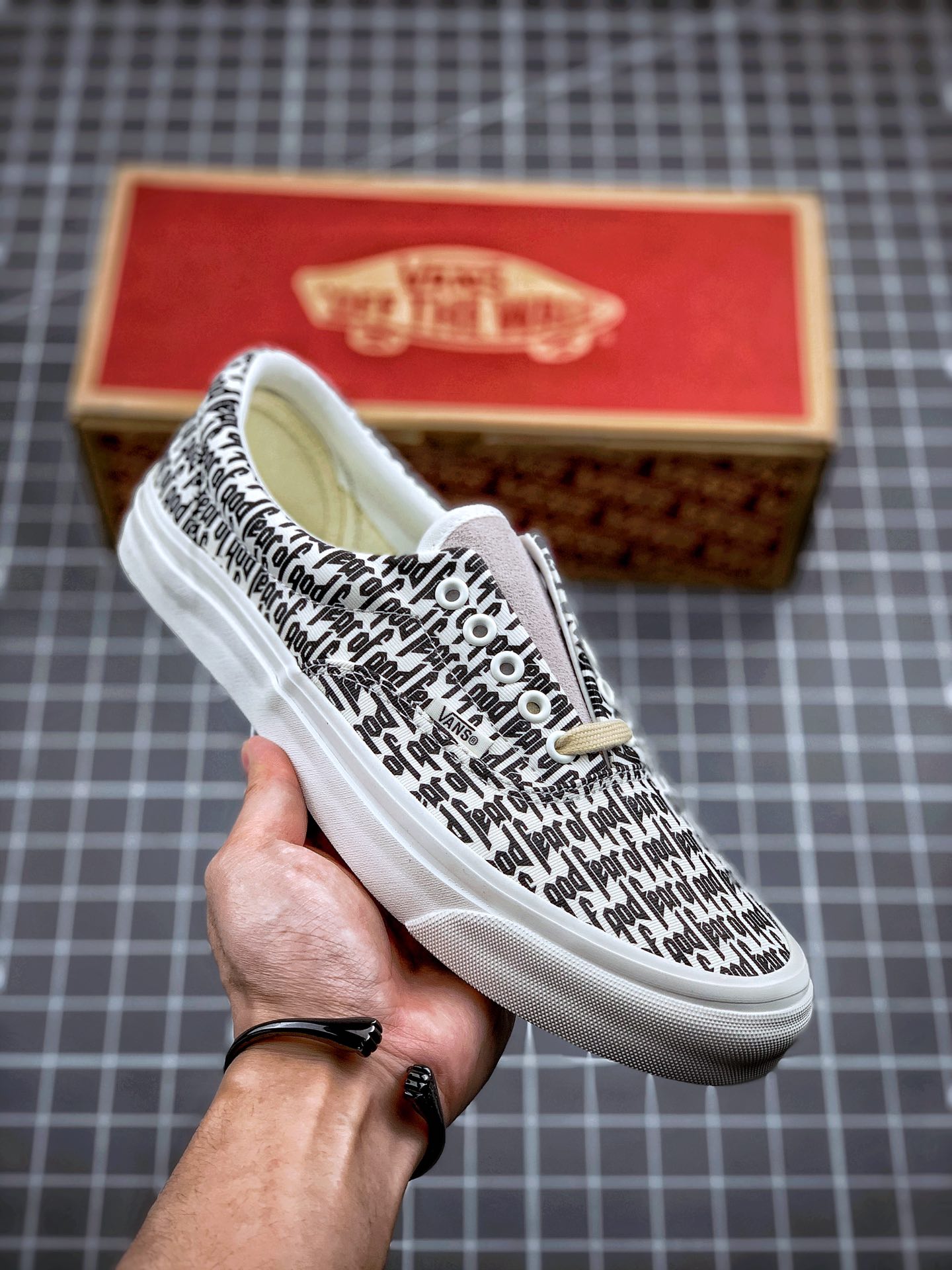 190 Fear of God × Vans Era 95 DX FOG  双鞋带 加印“Fear of God”