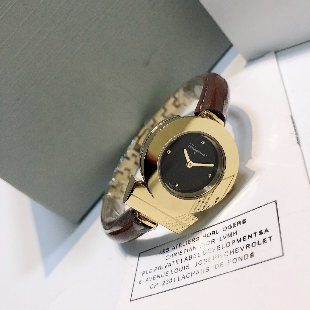 FerragamoGancino Bracelet Ronda751 Watch: Sapphire Glass, Steel Belt, Gold Details - 图片 8