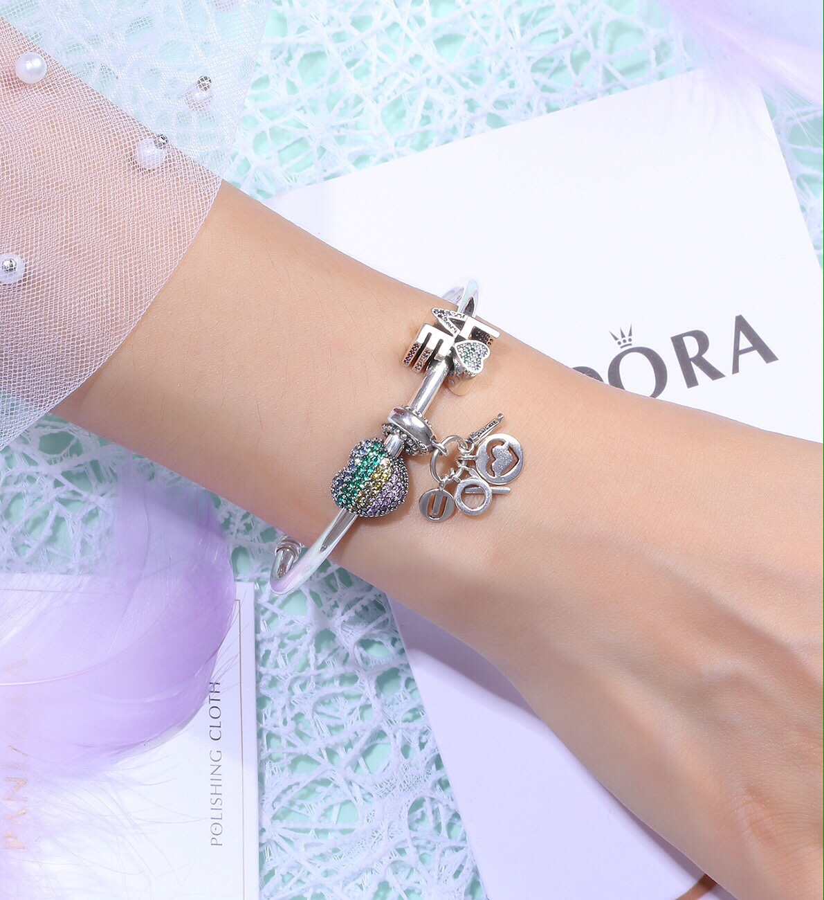 NO:103615,New high-end customization PANDORA [Pandora] sterling silver, full set of delivery counter packaging, Pandora finished bracelet, bracelet, pure silver19860909新款高端定制 PANDORA【潘多拉】 纯银打造 配送专柜全套包装,潘多拉成品手镯,bracelet,pure silver,Jewelry
