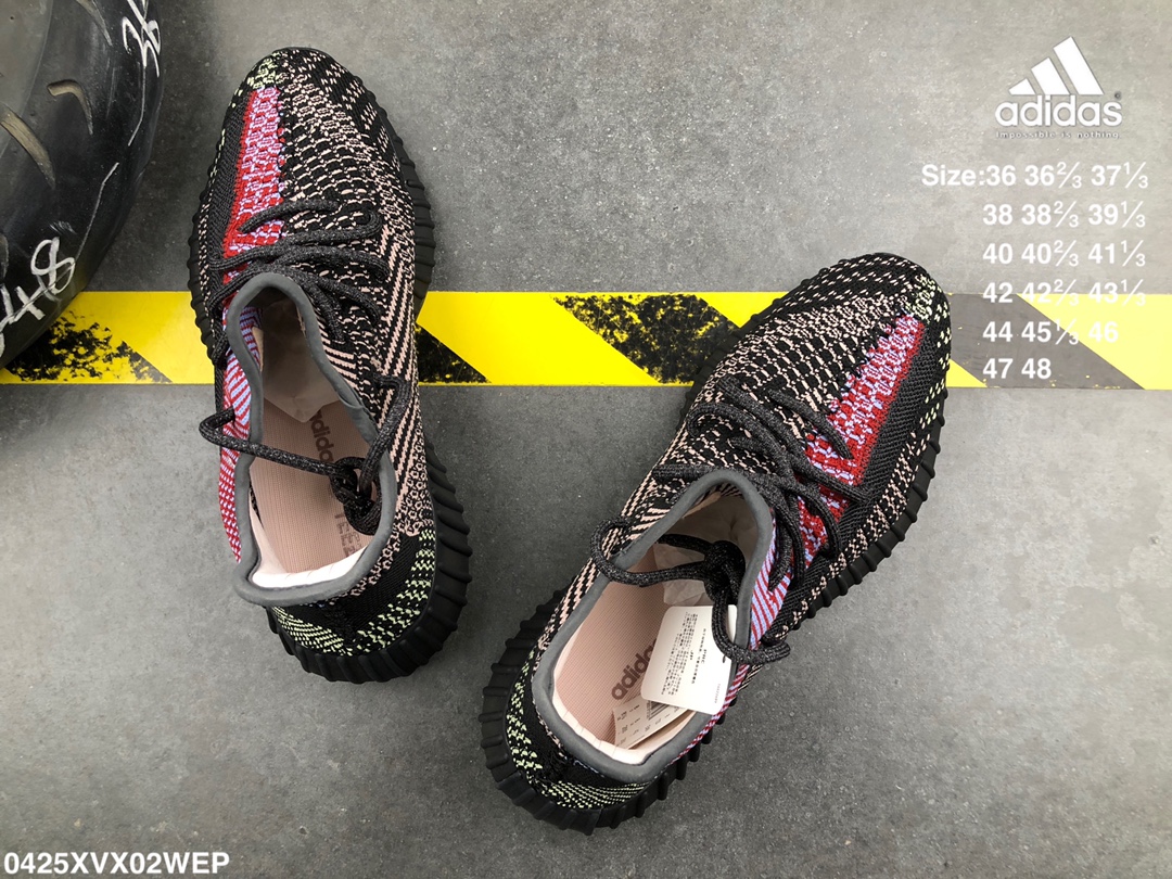 240   阿迪达斯 真标真爆 椰子350V2 YEEZY BOOST 350 3M反光 透明蕾丝LOGO 巴斯夫爆米花减震中底  运动休闲鞋