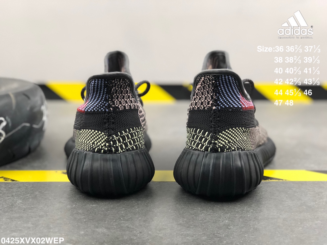 240   阿迪达斯 真标真爆 椰子350V2 YEEZY BOOST 350 3M反光 透明蕾丝LOGO 巴斯夫爆米花减震中底  运动休闲鞋