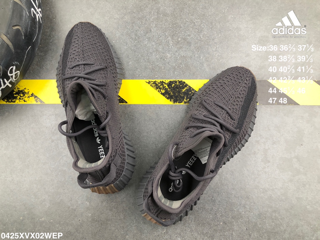 240 阿迪达斯 真标真爆 椰子350V2 YEEZY BOOST 350 3M反光 透明蕾丝LOGO  巴斯夫爆米花减震中底  运动休闲鞋