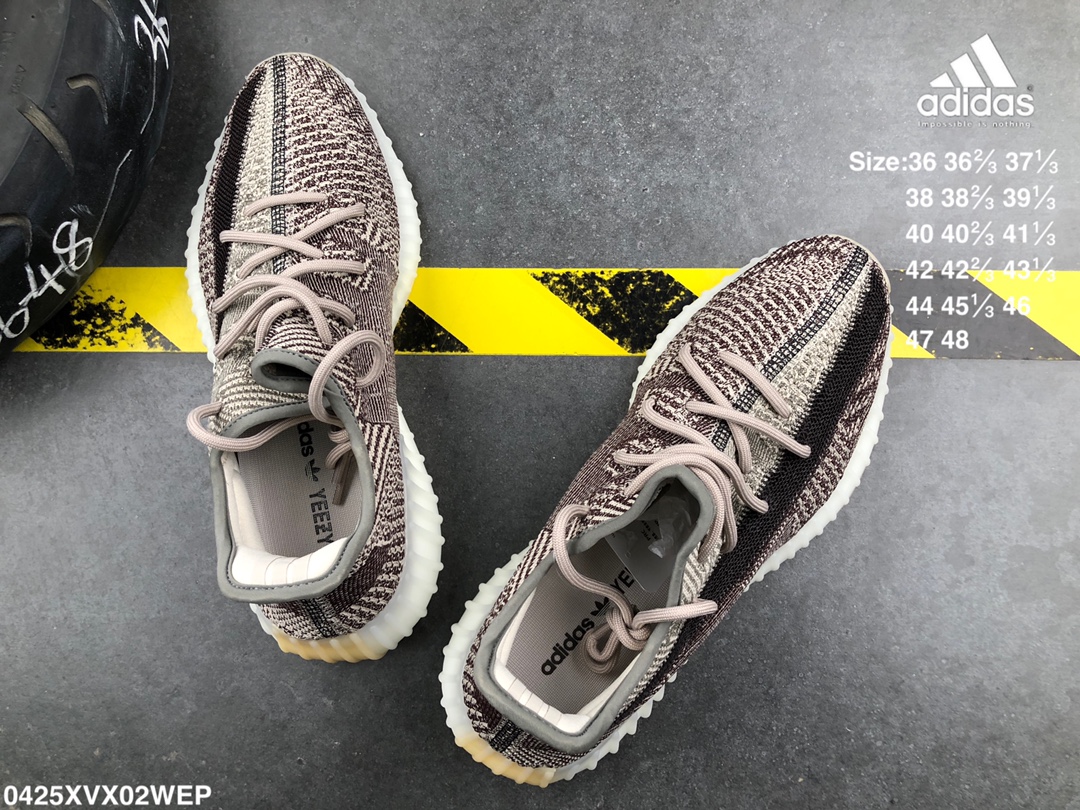 240  阿迪达斯 真标真爆 椰子350V2 YEEZY BOOST 350 3M反光 透明蕾丝LOGO  巴斯夫爆米花减震中底  运动休闲鞋