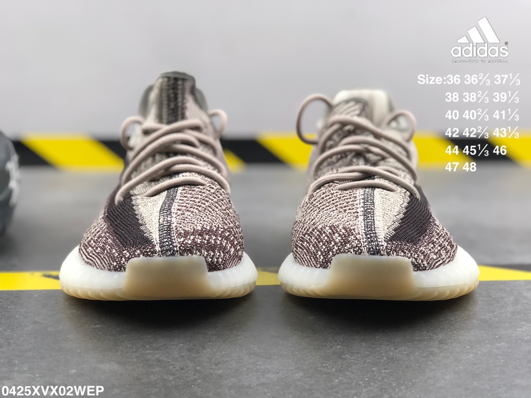 240  阿迪达斯 真标真爆 椰子350V2 YEEZY BOOST 350 3M反光 透明蕾丝LOGO  巴斯夫爆米花减震中底  运动休闲鞋