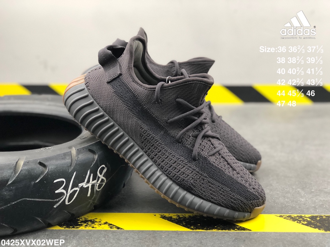 240 阿迪达斯 真标真爆 椰子350V2 YEEZY BOOST 350 3M反光 透明蕾丝LOGO  巴斯夫爆米花减震中底  运动休闲鞋