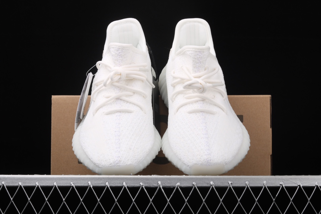 特价外贸版本AdidasYeezy350V2AllWhiteRealBoostBasf阿迪达斯椰子350