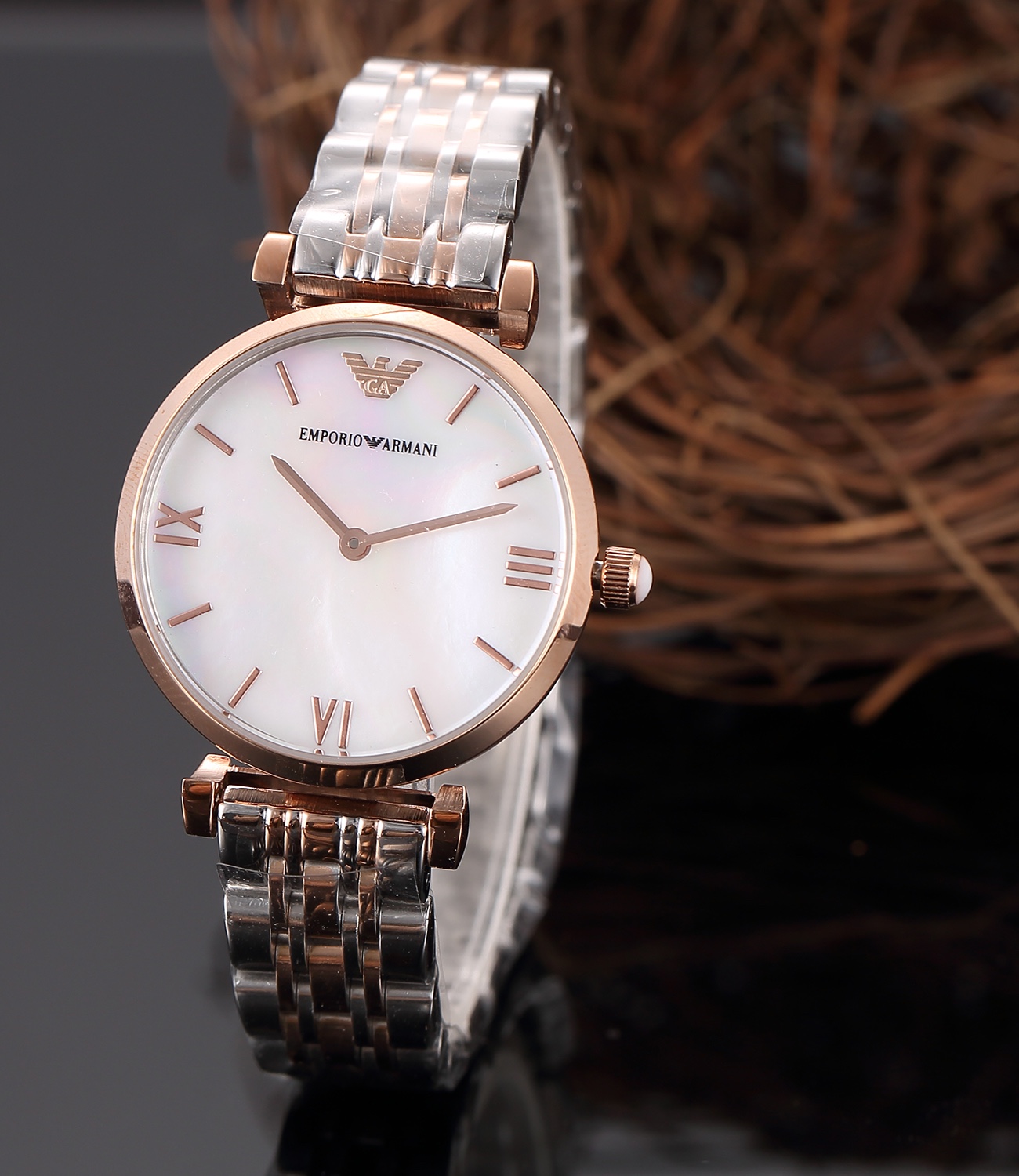 Amani Classic Fashion Two-Shot Female Watch with Top-Quality Materials and Japanese Quartz Core - 图片 5