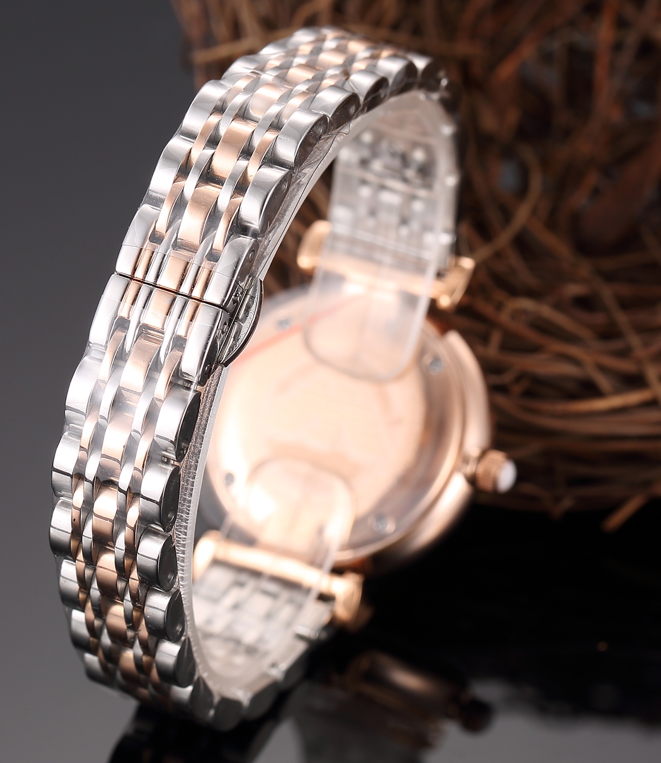 Amani Classic Fashion Two-Shot Female Watch with Top-Quality Materials and Japanese Quartz Core - 图片 7