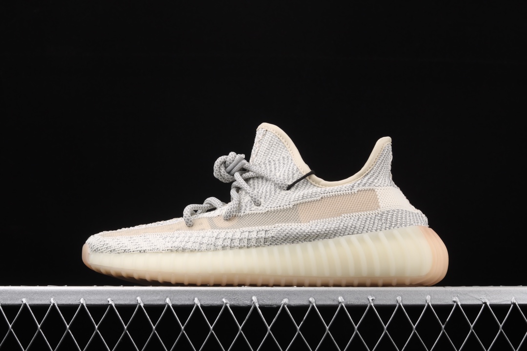 特价外贸版本AdidasYeezy350BoostV2FV3254阿迪达斯椰子350二代全新胡须白镂空满