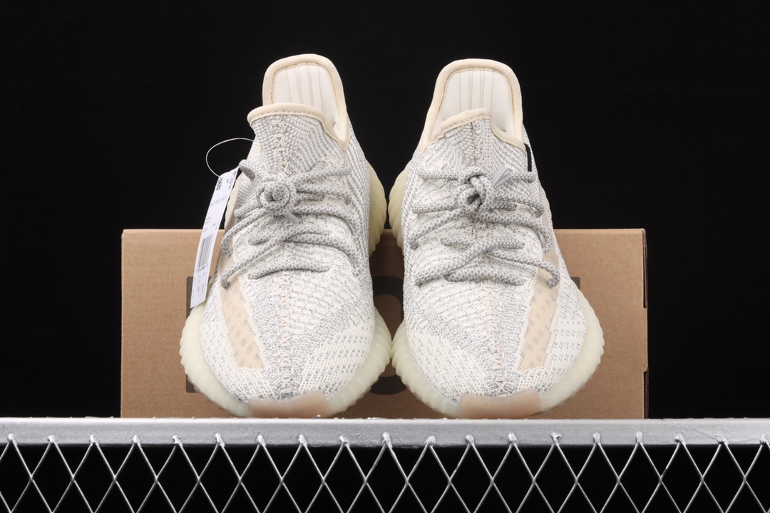 特价外贸版本AdidasYeezy350BoostV2FV3254阿迪达斯椰子350二代全新胡须白镂空满