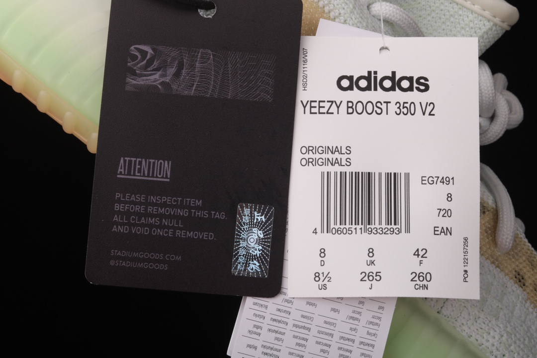 特价外贸版本AdidasYeezy350BoostV2“Hyperspace”EG7491亚洲限定配色巴