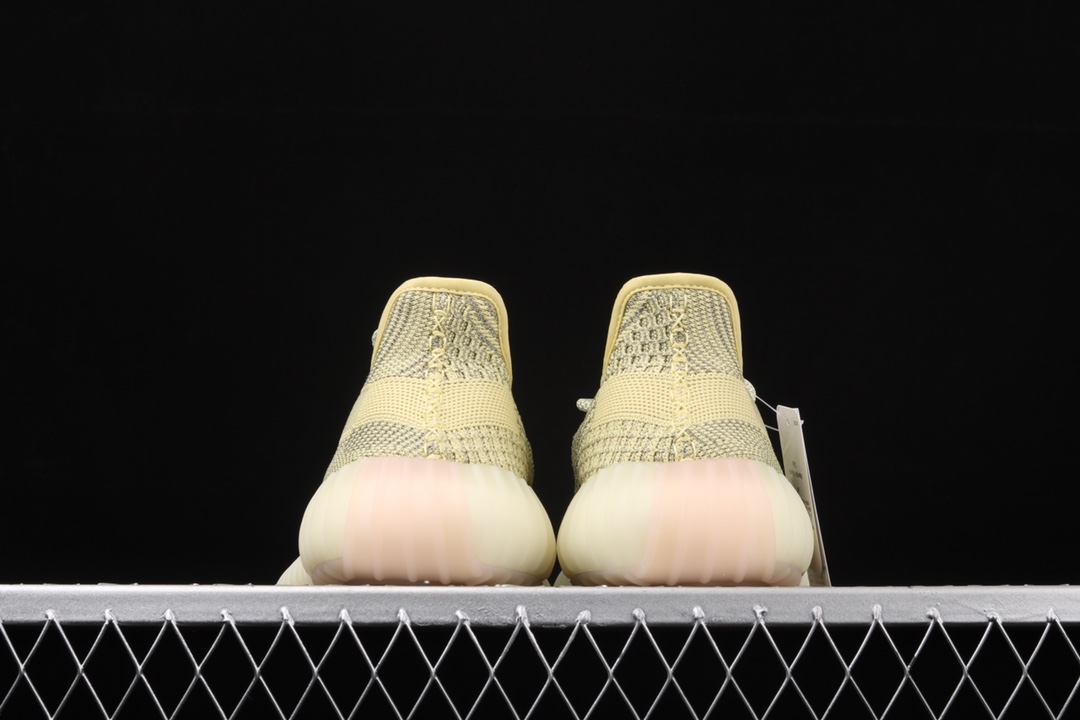 特价外贸版本AdidasYeezy350BoostV2FV3255阿迪达斯椰子350二代全新镂空蚕丝黄满