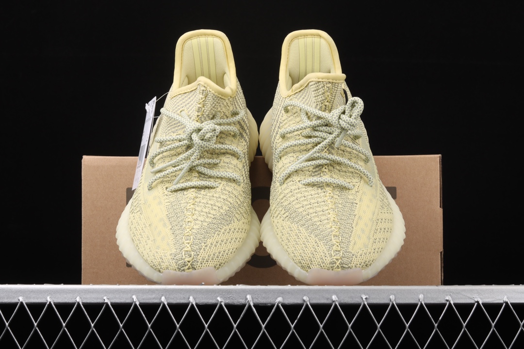 特价外贸版本AdidasYeezy350BoostV2FV3255阿迪达斯椰子350二代全新镂空蚕丝黄满