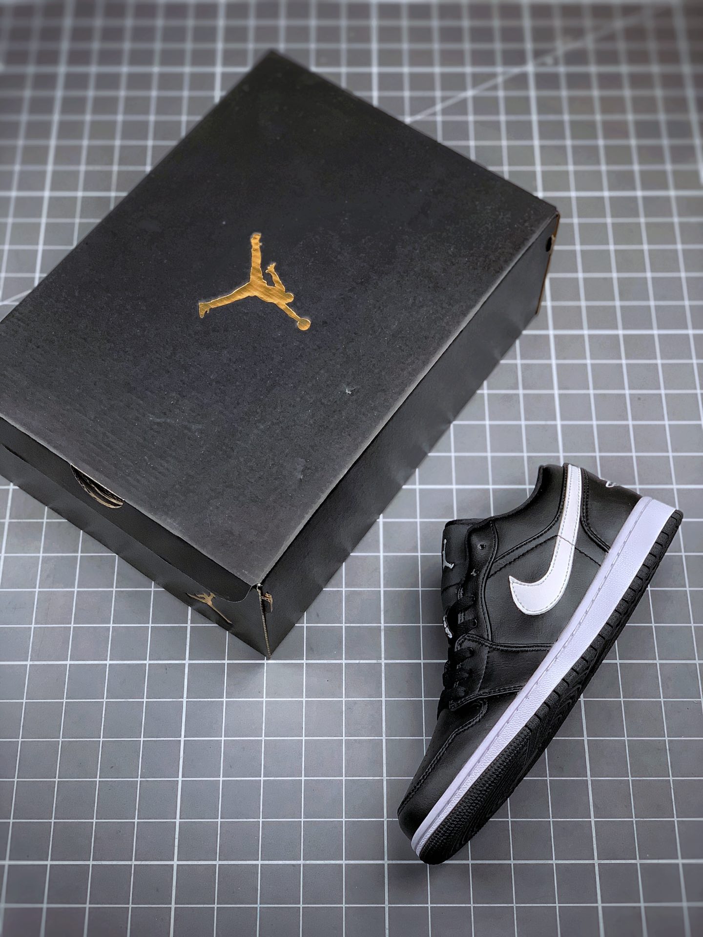 220 Air Jordan 1 Low 黑白 公司原鞋购回重新打版开模