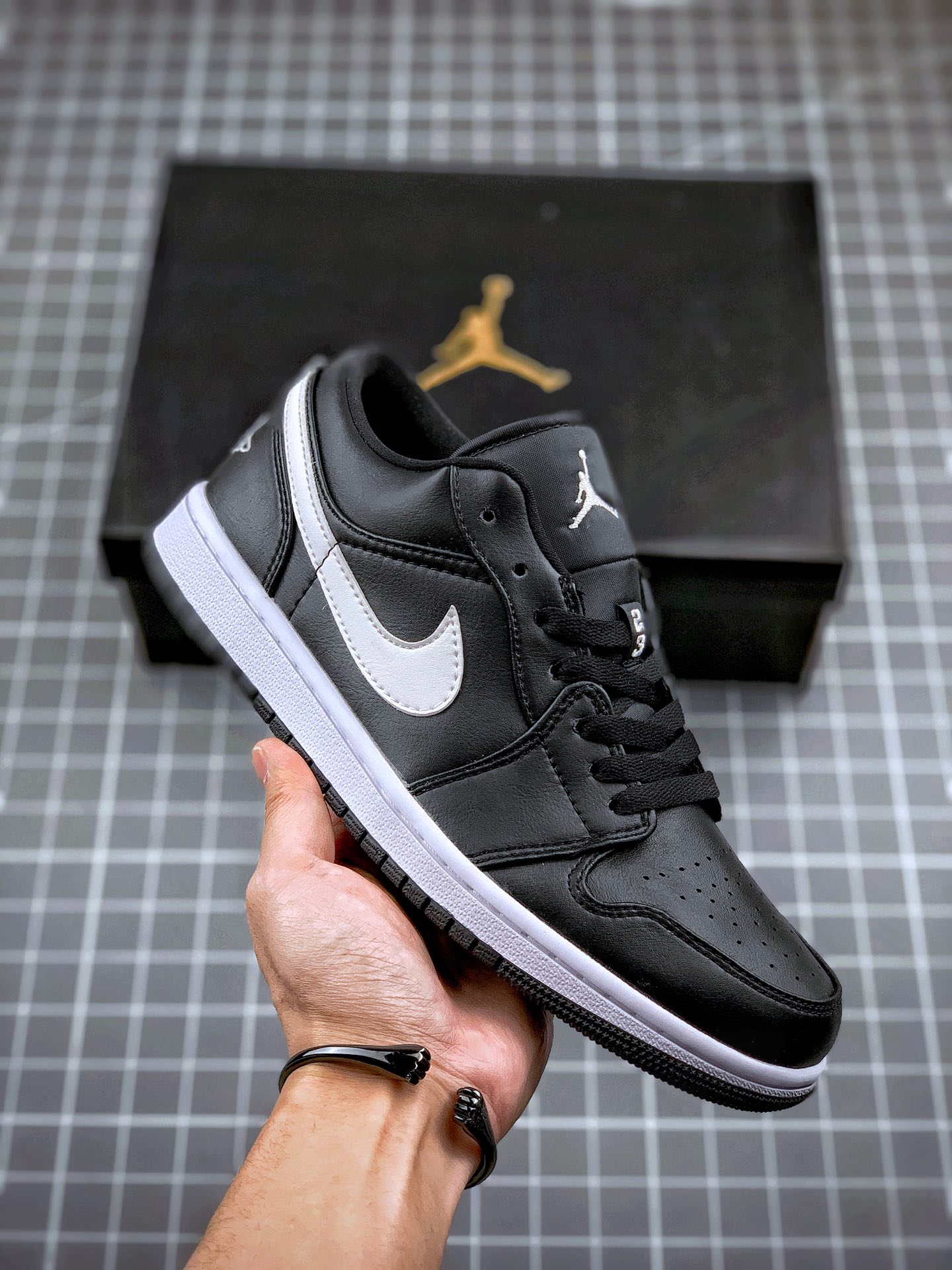220 Air Jordan 1 Low 黑白 公司原鞋购回重新打版开模