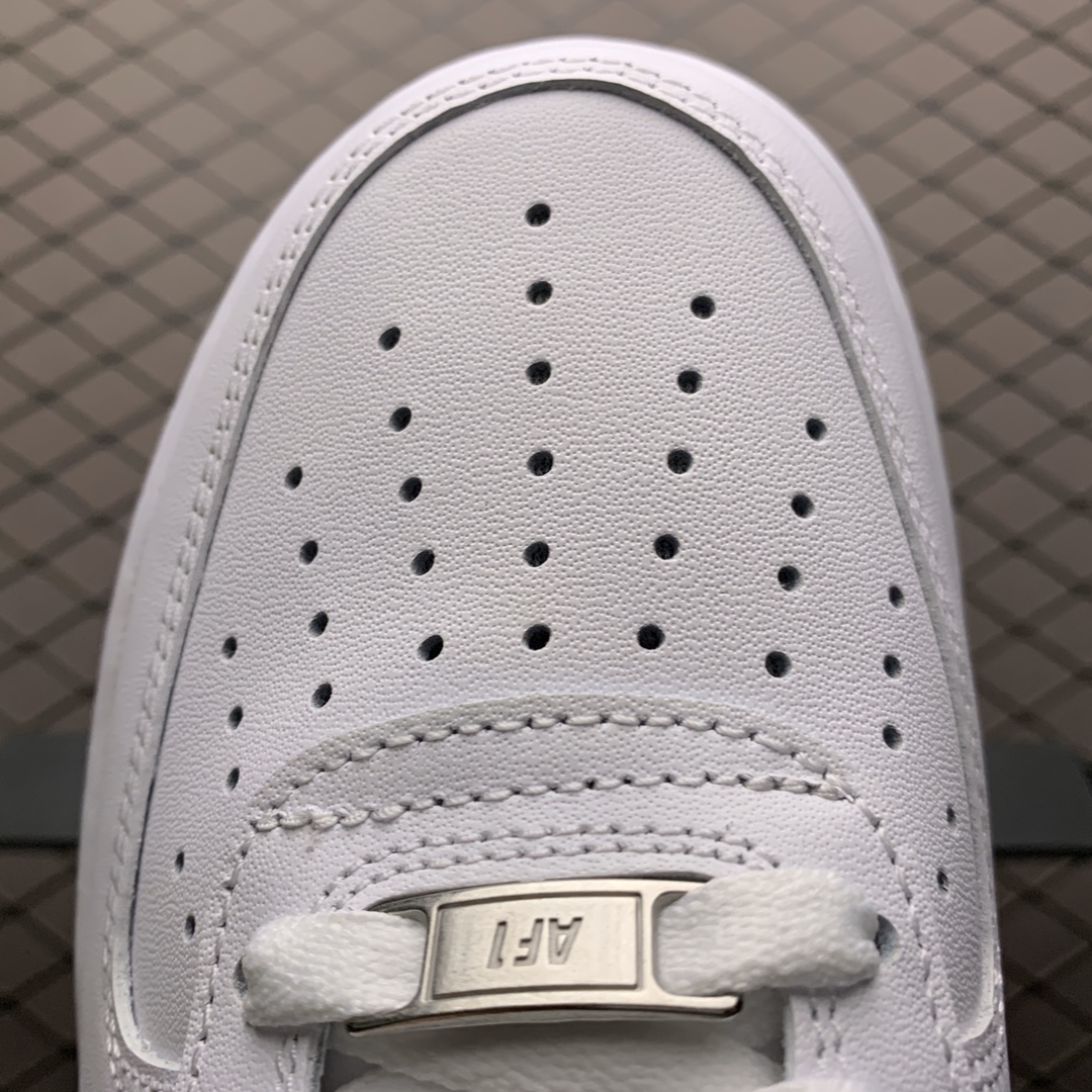 280  市售唯一纯原版本 Nike Air Force 1 '07 空军一号 全白低帮休闲运动板鞋 女鞋货号：315115-112 男鞋货号：315122-111