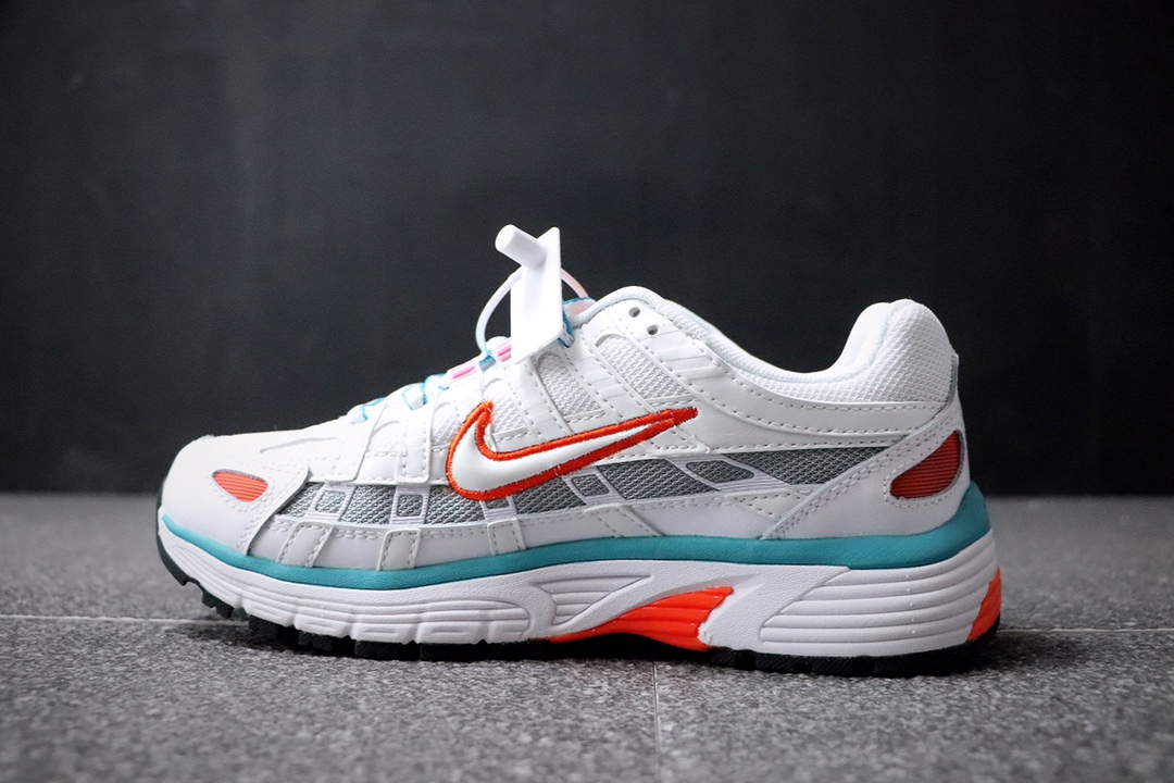 240 新品首发 耐克 Nike P-6000 橙白 复古科技个性运动老爹鞋BV1021-105