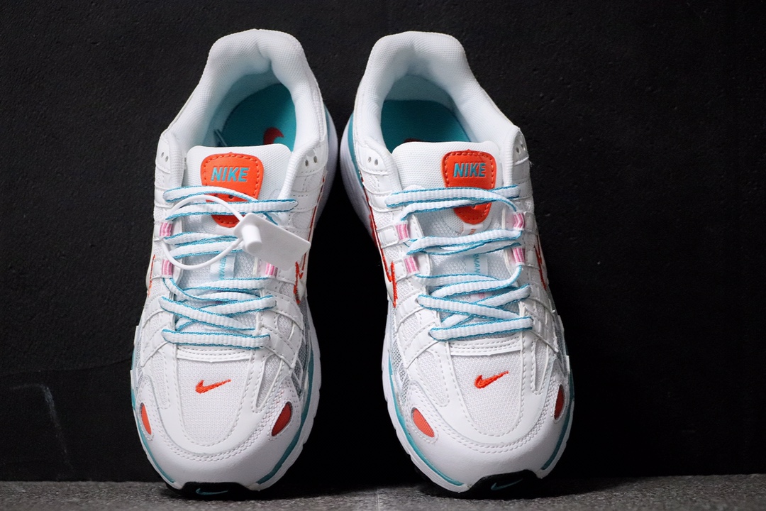 240 新品首发 耐克 Nike P-6000 橙白 复古科技个性运动老爹鞋BV1021-105
