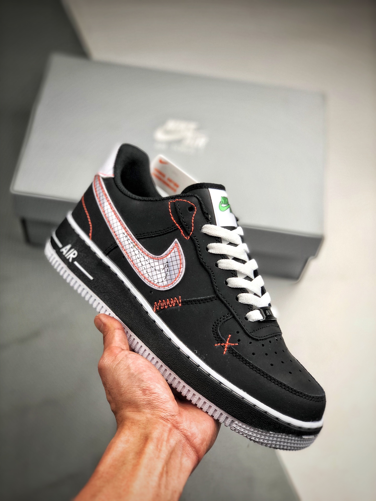 210 Air Force 1 黑磨砂机能 官方货号CU6646-001