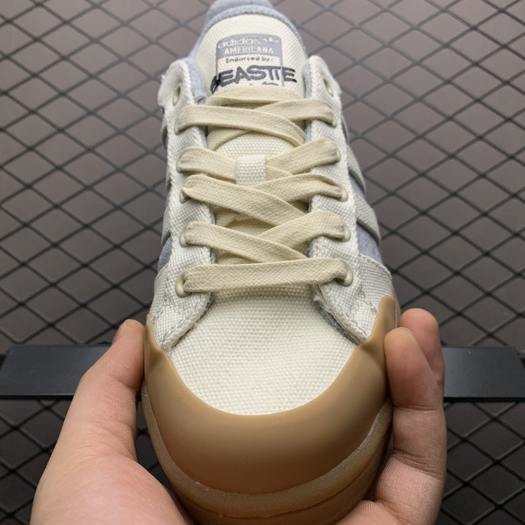 160 Beastit x Adidas 阿迪达斯 Americana Low 布面低帮休闲板鞋 FV9906