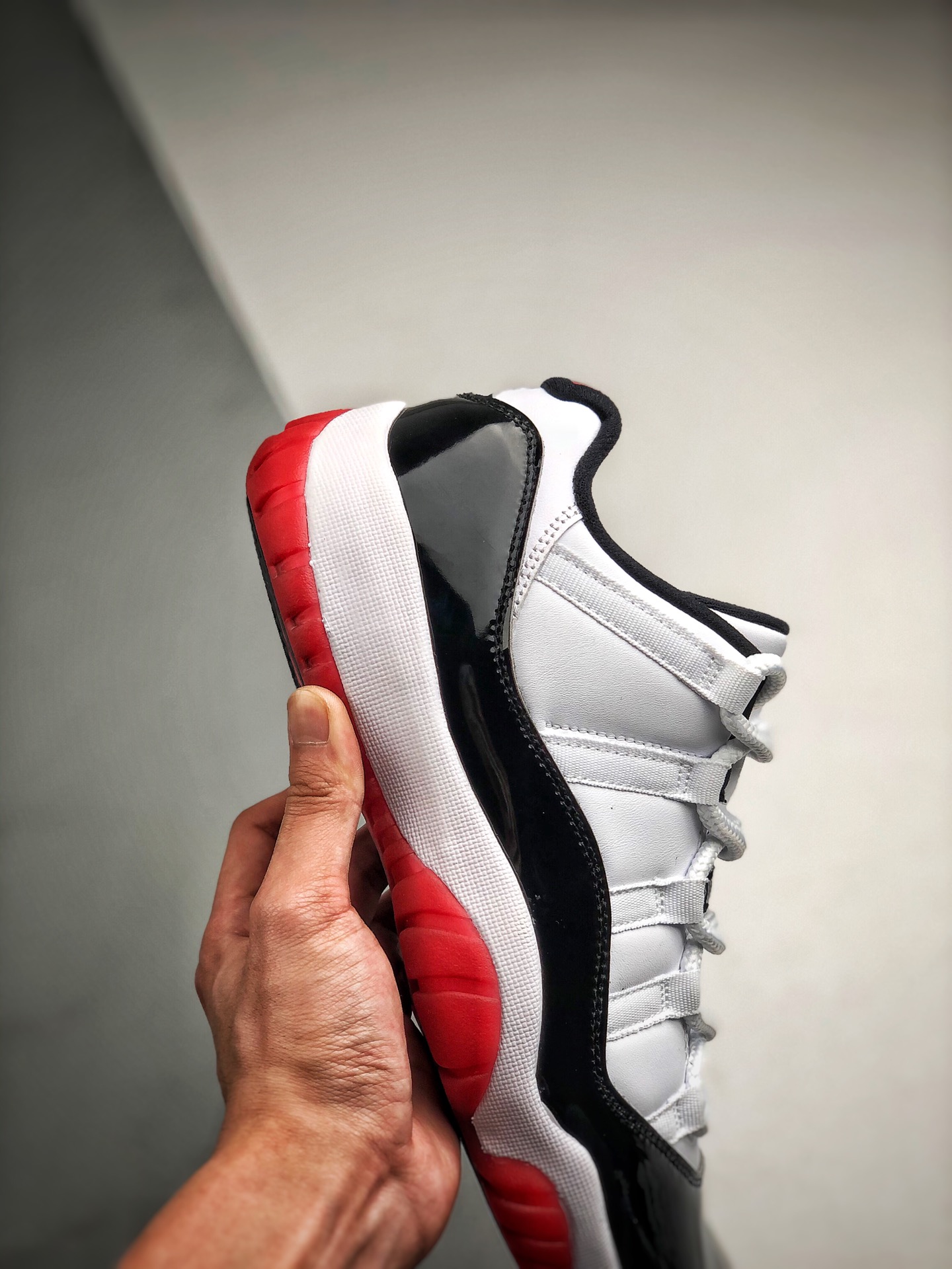 360 Air Jordan 11 Low “White/Bred” 黑红外线 东莞大厂纯原出品