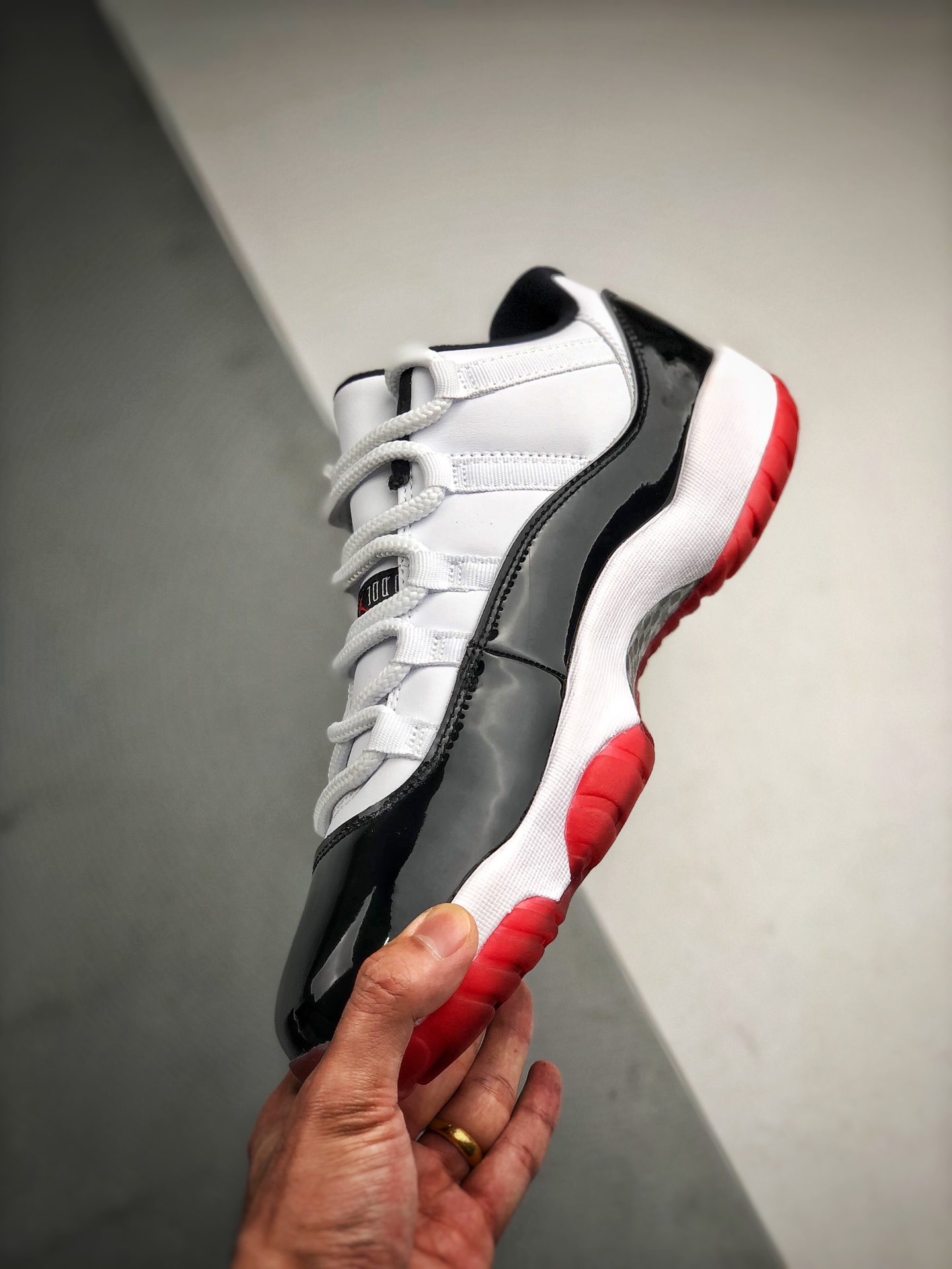 360 Air Jordan 11 Low “White/Bred” 黑红外线 东莞大厂纯原出品