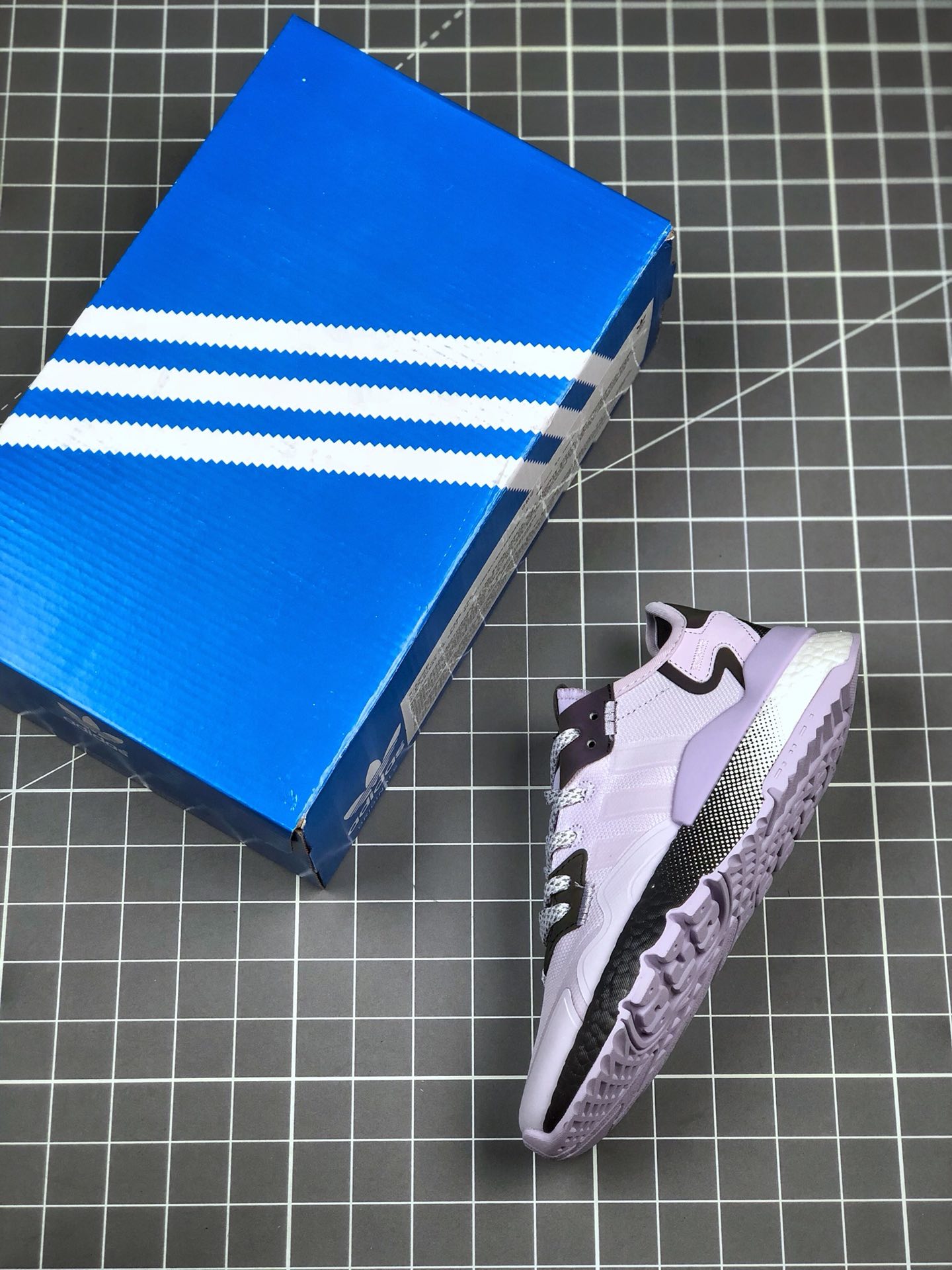 190 公司级 巴斯夫真爆 Adidas Nite Jogger 2019 Boost 三叶草串标 联名夜行者  EF5421