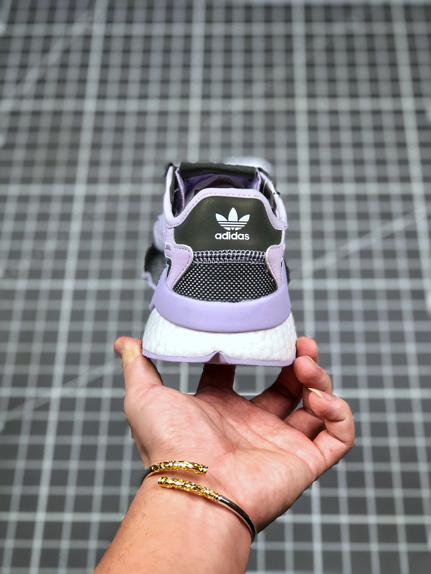 190 公司级 巴斯夫真爆 Adidas Nite Jogger 2019 Boost 三叶草串标 联名夜行者  EF5421