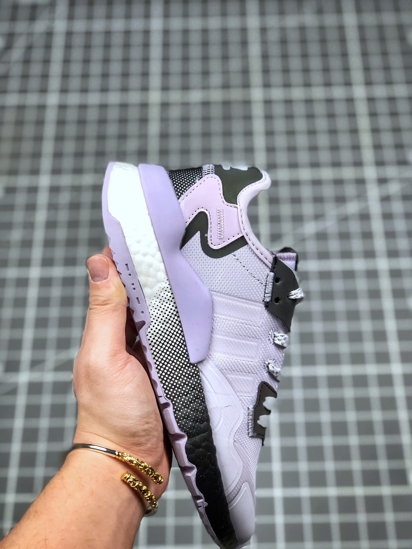 190 公司级 巴斯夫真爆 Adidas Nite Jogger 2019 Boost 三叶草串标 联名夜行者  EF5421