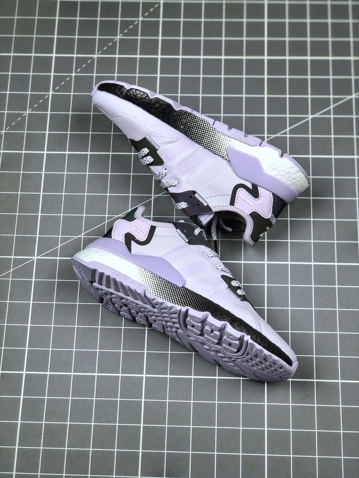 190 公司级 巴斯夫真爆 Adidas Nite Jogger 2019 Boost 三叶草串标 联名夜行者  EF5421