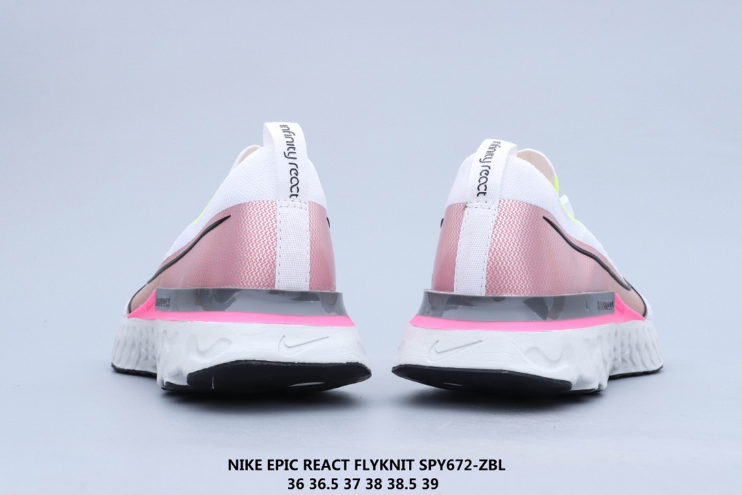 160 公司级 Nike Epic React Flyknit 瑞亚 新全 系列编织透气休闲运动 步跑 鞋 CD4371-101