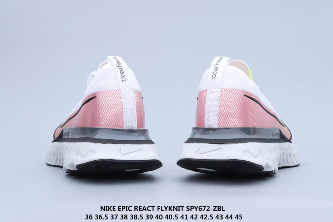 160 公司级 Nike Epic React Flyknit 瑞亚 新全 系列编织透气休闲运动 步跑 鞋 CD4371-101