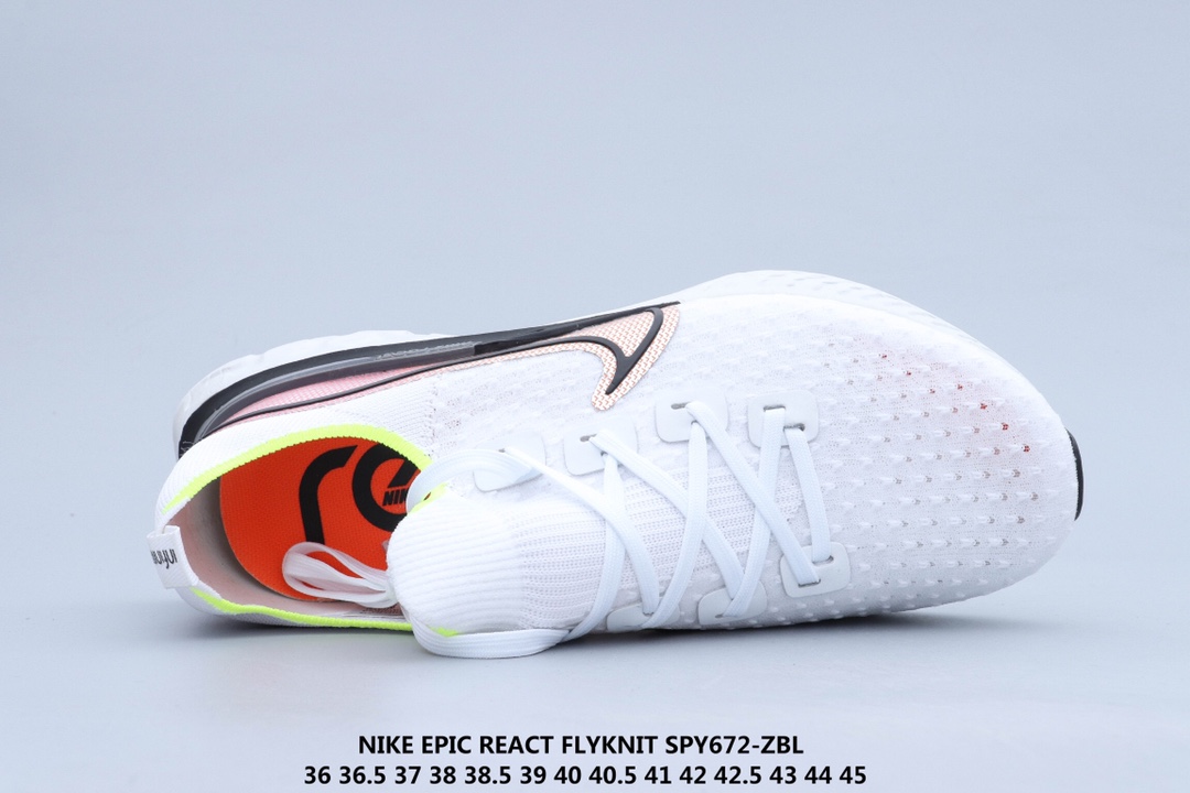 160 公司级 Nike Epic React Flyknit 瑞亚 新全 系列编织透气休闲运动 步跑 鞋 CD4371-101